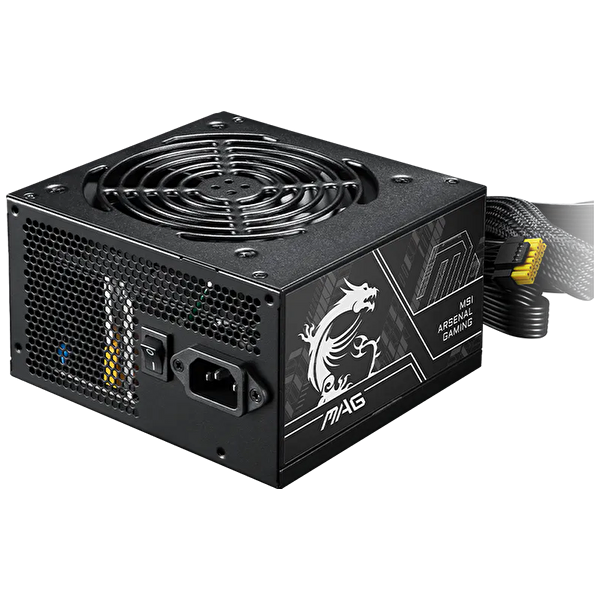 MSI MAG A650BN PCIE5 II 650W 80+ Bronze GEN 5.1 ATX 3.1 120 MM Fanlı PSU