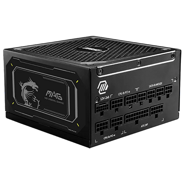 MSI MAG A1000GL PCIE5 II 1000W 80+ Gold GEN 5.1 ATX 3.1 135 MM Fanlı PSU