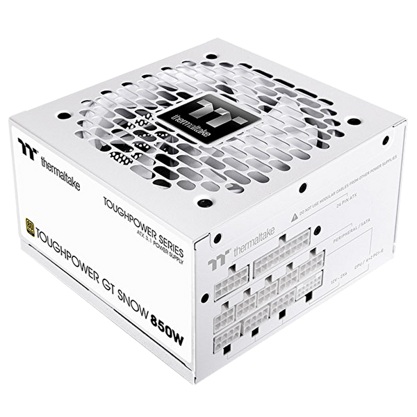 Thermaltake Toughpower GT Snow 850W 80+ Gold 120mm ATX 3.1 Full Modüler Fanlı Beyaz PSU