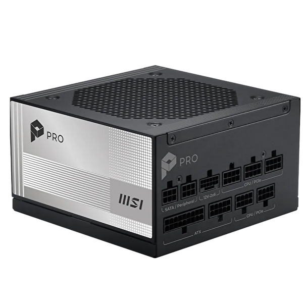 MSI PRO A850PL PCIE5 850W 80+ Platinum GEN 5.1 ATX 3.1 120 MM Fanlı PSU