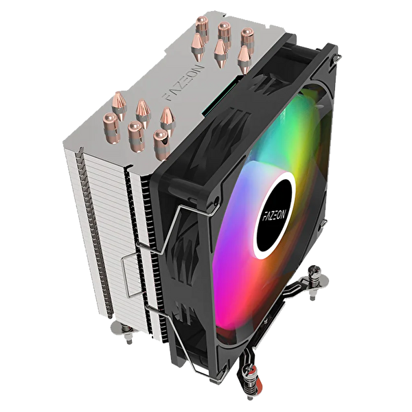 Fazeon A5120TRA 12 CM RGB Kule Tipi Siyah İşlemci Soğutucu