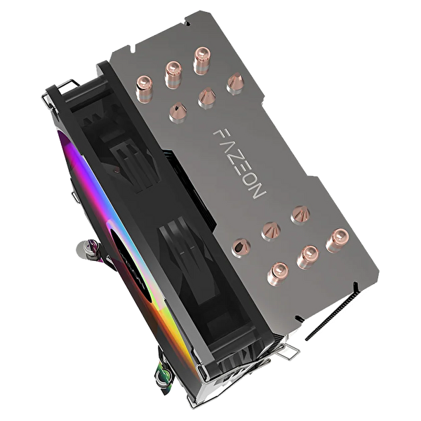 Fazeon A5120TRA 12 CM RGB Kule Tipi Siyah İşlemci Soğutucu