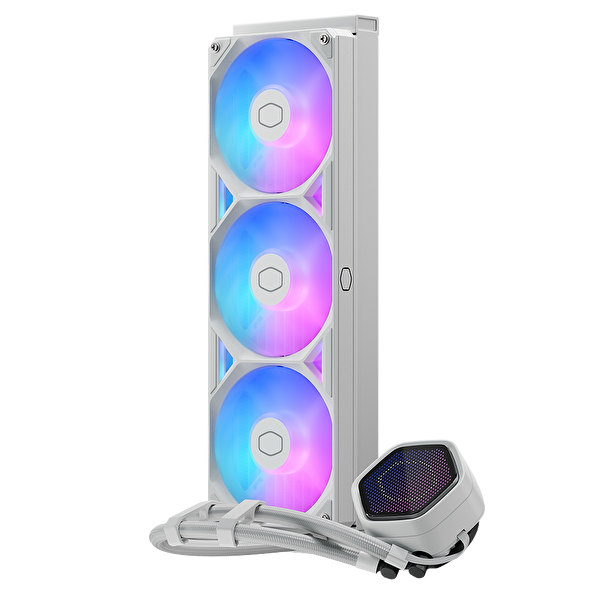 Cooler Master MasterLiquid Atmos II Pixel Led ARGB 360 MM Beyaz İşlemci Sıvı Soğutucu