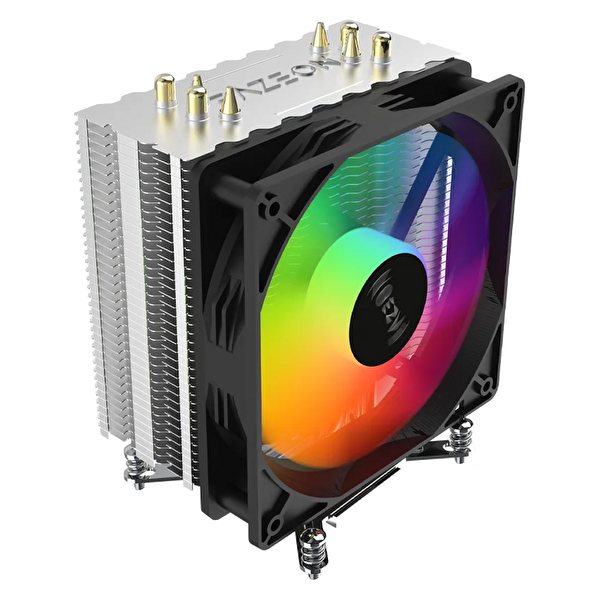 Fazeon A3120TRA 12 CM RGB Kule Tipi Siyah İşlemci Soğutucu