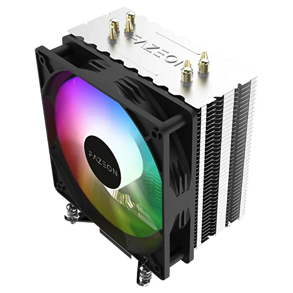 Fazeon A3120TRA 12 CM RGB Kule Tipi Siyah İşlemci Soğutucu