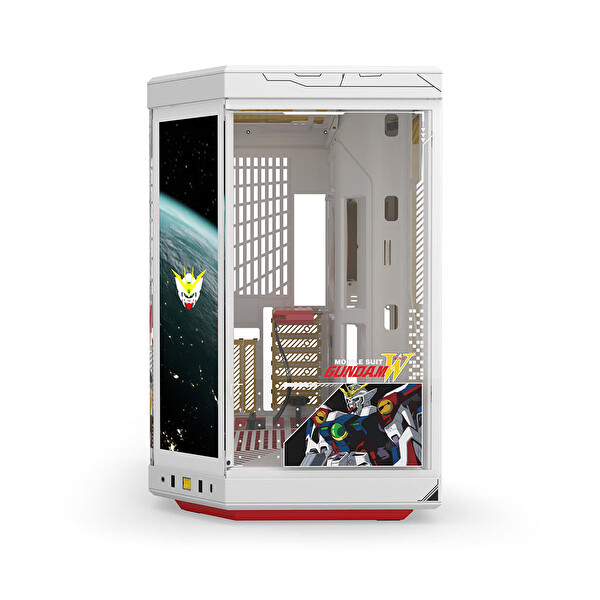 HYTE Y70 Touch Gundam Wing Temperli Cam USB 3.2 E-ATX Dual Chamber Mid Tower Dokunmatik Ekranlı Gaming Kasa CS-HYTE-Y70TTI-GWING
