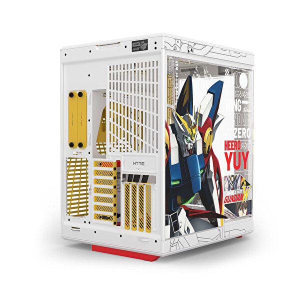 HYTE Y70 Touch Gundam Wing Temperli Cam USB 3.2 E-ATX Dual Chamber Mid Tower Dokunmatik Ekranlı Gaming Kasa CS-HYTE-Y70TTI-GWING