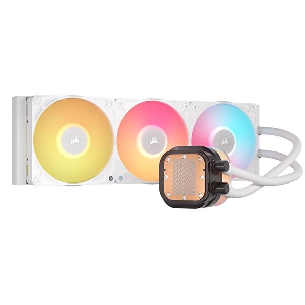 Corsair iCUE Link Titan360 RX LCD 360 MM Beyaz İşlemci Sıvı Soğutucu