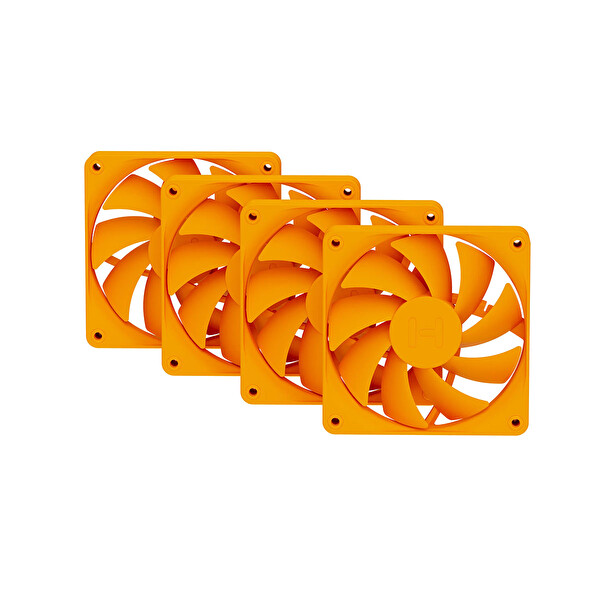 HYTE FA12 Astral Turuncu 120 MM 4’lü Kasa Fanı FAN-HYTE-FA12-AO-4