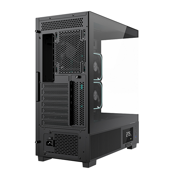 Fazeon F15 750W 80 Plus Bronze Gen5 Full Modüler 3x120 mm LCD ARGB Fanlı USB 3.0 ATX Oyuncu Kasası