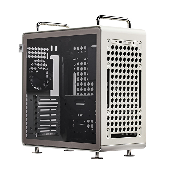 Cooler Master Qube 540 Temperli Cam USB 3.2 Moonstone Çelik Mid Tower Bilgisayar Kasası