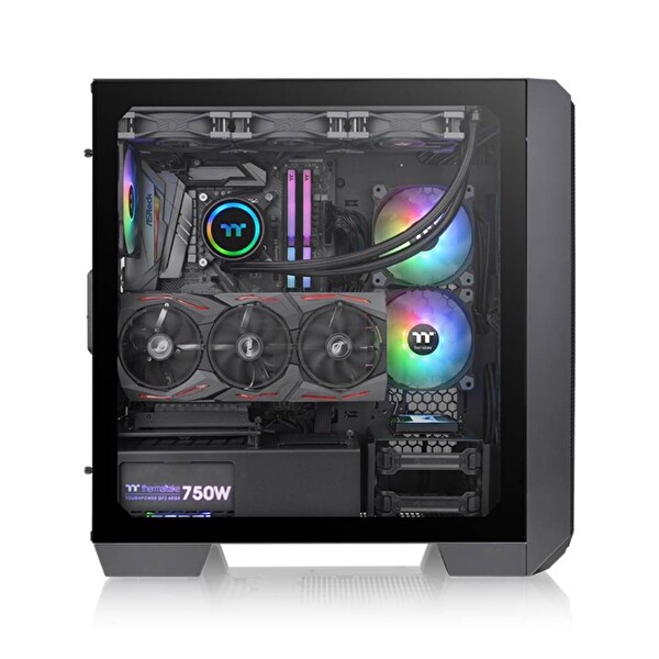 Thermaltake View 300 MX USB 3.2 ATX Mid Tower Çift Ön Panelli Siyah Bilgisayar Kasası