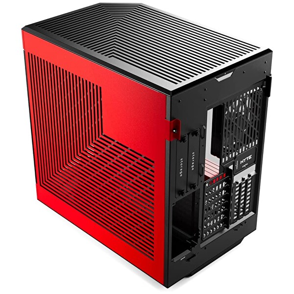 HYTE Y60 Siyah-Kırmızı Temperli Cam USB 3.2 E-ATX Premium Mid Tower Bilgisayar Kasası CS-HYTE-Y60-BR