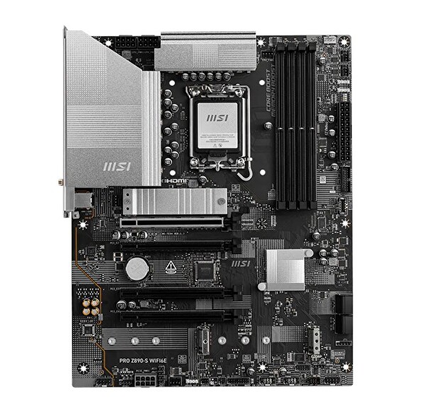 MSI Pro Z890-S WIFI6E 8800 MHz(OC) DDR5 Soket 1851 M.2 HDMI DP ATX Anakart