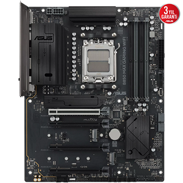 Asus B850 Max Gaming WiFi 8400 MHz(OC) DDR5 Soket AM5 M.2 HDMI DP ATX Anakart