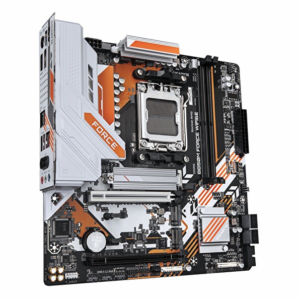 Gigabyte B850M Force WiFi6E DDR5 9600MHz OC M.2 HDMI/DP/USB-C PCIe 5.0 AM5 ATX Anakart