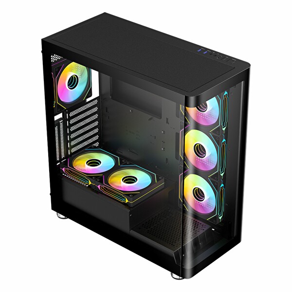 Frisby Vanta-G FC-9570G 750W 80+ Bronz USB 3.2 ARGB ATX Mid Tower Siyah Kasa