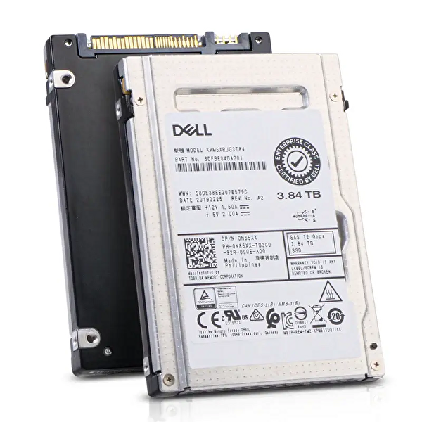 DELL EnterPrise 3.84TB 12Gbps SAS 2.5'' Server Sunucu SSD KPM5XRUG3T84