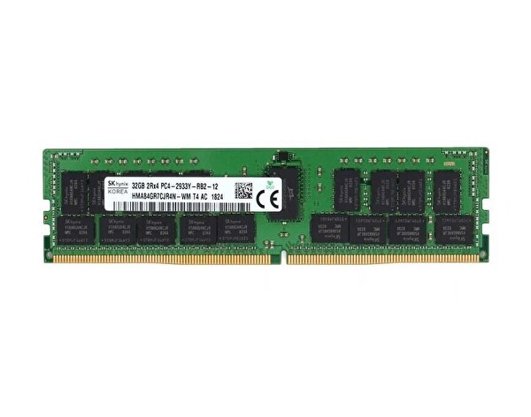 SK Hynix 32GB DDR4 2933MHz 2Rx4 1.2V CL21 ECC RDIMM Server Sunucu Ram HMA84GR7CJR4N-WM