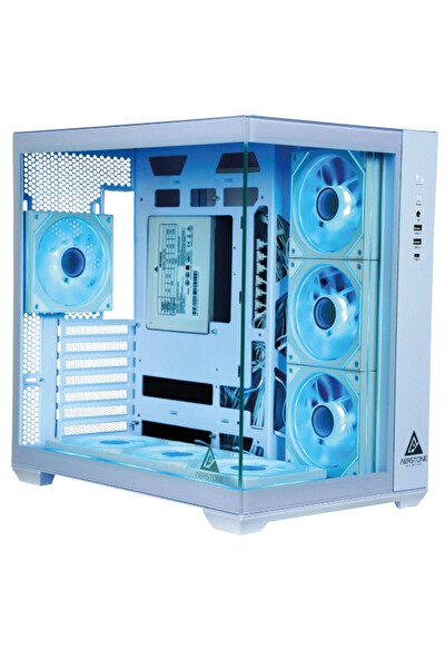 Aerstone Gaming Trion 850W Panoramik Akvaryum Oyuncu Bilgisayar Kasası