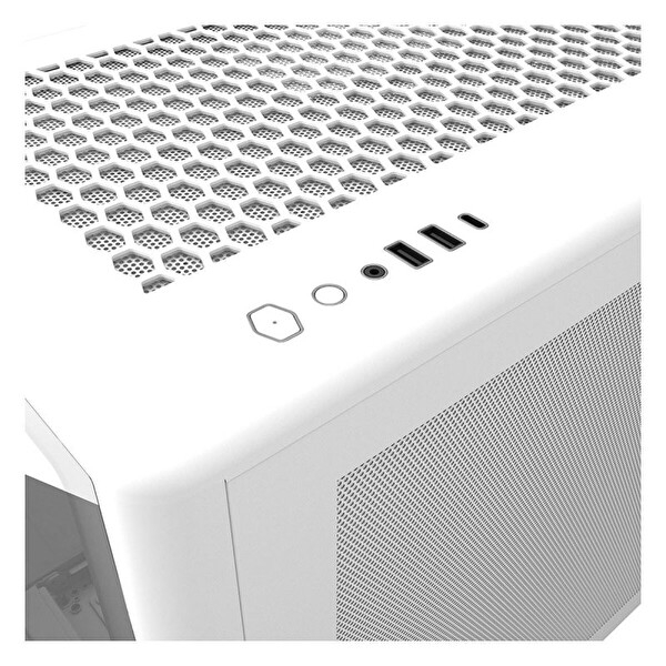 Cooler Master Elite 600 Curve ATX 7X ARGB Fan Psu Yok Beyaz Oyuncu Bilgisayar Kasası