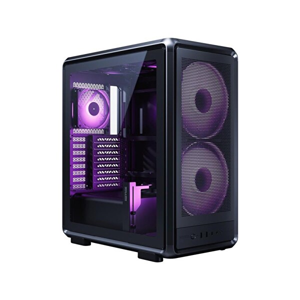 Cooler Master Masterframe 500 Mesh ATX 2X Fan Siyah Psu Yok Oyuncu Bilgisayar Kasası