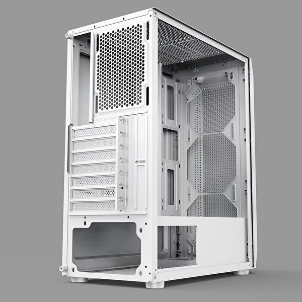 Power Boost VK-P1882BW ATX Fixed Rainbow Fan 80+ Beyaz 650w Oyuncu Bilgisayar Kasası