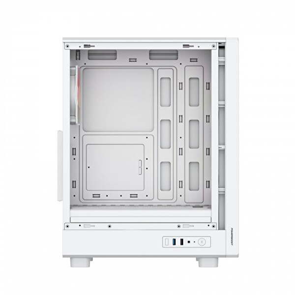 Power Boost PB-A5065W ATX 4X Argb Fan 80+ Bronz Beyaz 650W Oyuncu Bilgisayar Kasası