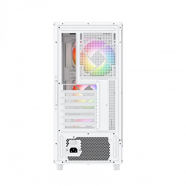 Power Boost PB-A5065W ATX 4X Argb Fan 80+ Bronz Beyaz 650W Oyuncu Bilgisayar Kasası