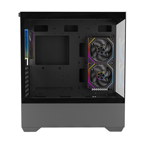 Power Boost PB-J9031B Sea View ATX 3X Argb Pwm Fan 80+ Bronz Siyah Akvaryum 750W Oyuncu Bilgisayar Kasası