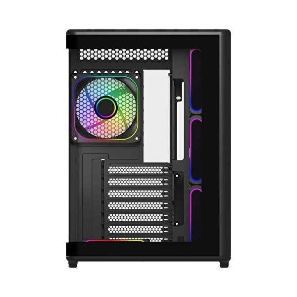 Cooler Master Elite 600 Curve Atx 7x Argb Fan Psu Yok Siyah Oyuncu Bilgisayar Kasası