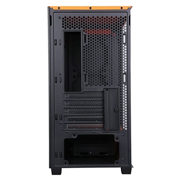 Power Boost PB-P2252BO ATX Ring Argb Fan Turuncu Psu Yok Oyuncu Bilgisayar Kasası