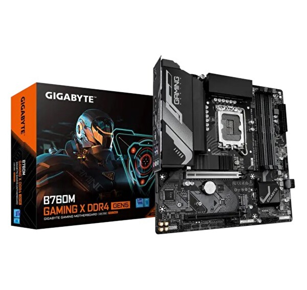 Gigabyte B760M Gaming X Gen5 Intel LGA1700 DDR4 Micro ATX Anakart