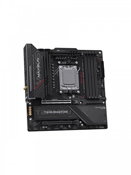 Maxsun Terminator B850M Pro WiFi 8000(OC) DP HDMI M.2 aATX DDR5 AM5 Anakart