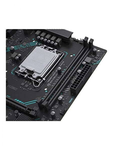 Maxsun H610M 666 WiFi ARGB 3200MHz VGA HDMI M.2 mATX DDR4 1700 Pin Anakart