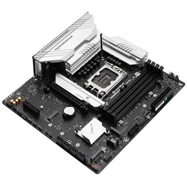 Maxsun Terminator B760M DDR4 5333MHz OC mATX LGA1700 M.2 HDMI DP Anakart