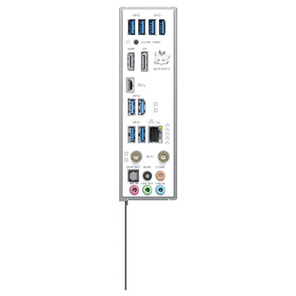 Maxsun iCraft B860M Cross Pro WiFi 9066(OC) DP HDMI M.2 mATX Beyaz DDR5 1851 Pin Anakart