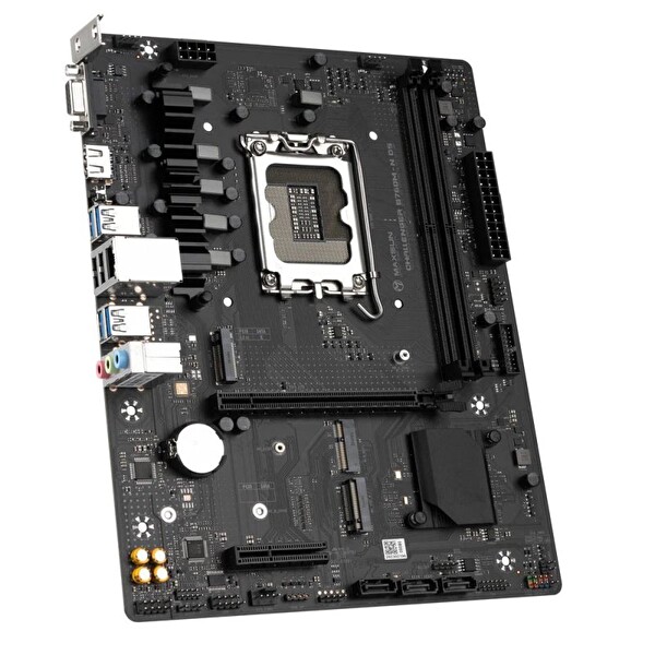 MAXSUN Challenger B760M-F 4266(OC) VGA HDMI M.2 mATX DDR4 1700 Pin Anakart