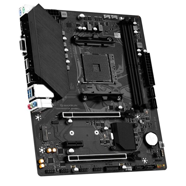 Maxsun Terminator B760M D4 5333(OC) DP HDMI M.2 mATX DDR4 1700 Pin Anakart