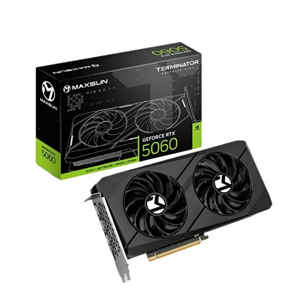 Maxsun GeForce RTX 5060 8 GB 128 Bit GDDR7 Siyah Ekran Kartı