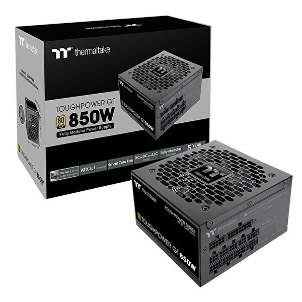 Thermaltake Toughpower Gen5 ATX 3.1 850W 80+ Gold Güç Kaynağı - Bulk