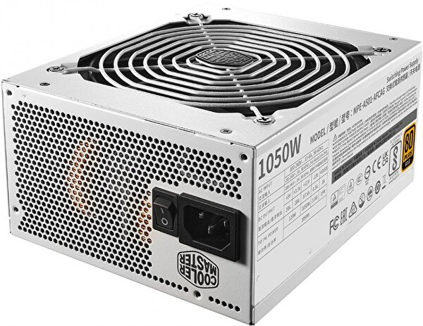 Cooler Master MWE V2 Beyaz PCIe Gen5 ATX 3.1 1050W 80+ Gold Full Modüler Güç Kaynağı