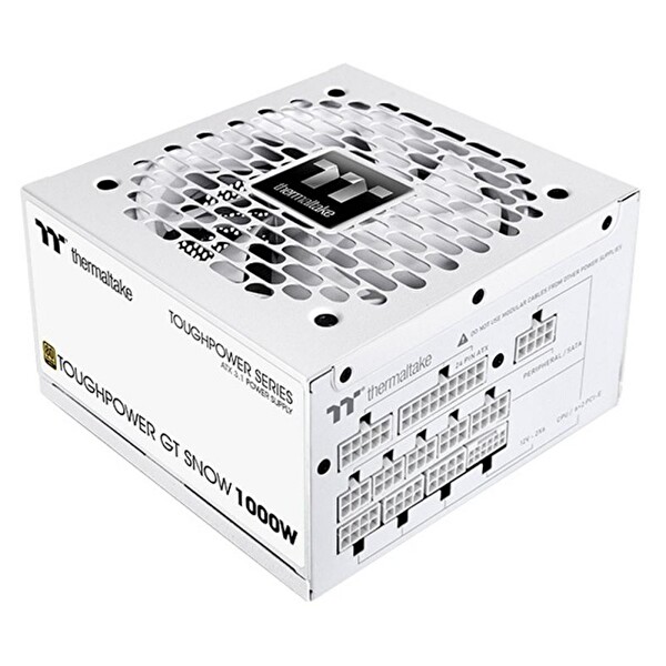 Thermaltake Toughpower GT Beyaz Gen5 ATX 3.1 1000W 80+ Gold Full Modüler Güç Kaynağı