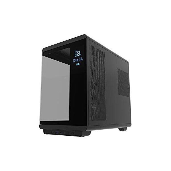 Hawk Gaming Chair HC710 850W 80+ Bronze ARGB Akvaryum ATX Mid Tower Siyah Gaming Bilgisayar Kasası