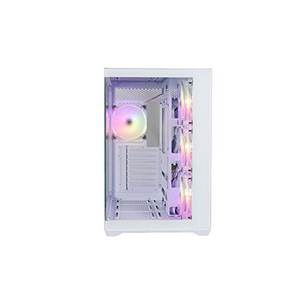 Aigo C280 Beyaz 850W 80+ Bronze ARGB Mid Tower Kasa Bilgisayar Kasası
