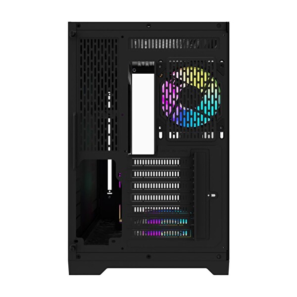 Aigo FT418 Pro Siyah 7x L17 ARGB Fanlı 850W 80+ Bronze Gen5 LCD Mid Tower Bilgisayar Kasası