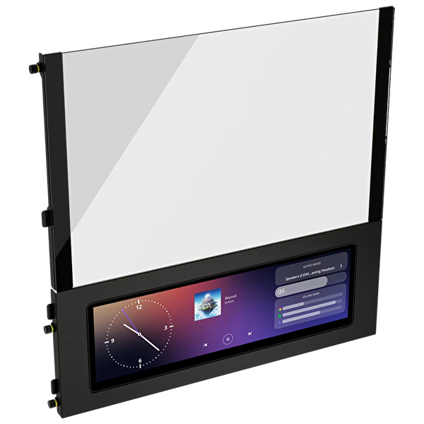 Corsair Frame 4000D LCD RS 1000W 80+ Gold ARGB Tempered Glass USB 3.2 Siyah E-ATX Mid Tower Bilgisayar Kasası