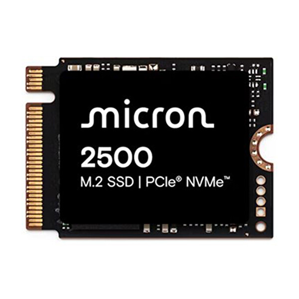 Micron 2500 512 GB M.2 2230 PCIe Gen4x4 NVMe SSD