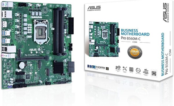 Asus Pro B560M-C/CSM Intel LGA1200 DDR4 Micro ATX Anakart