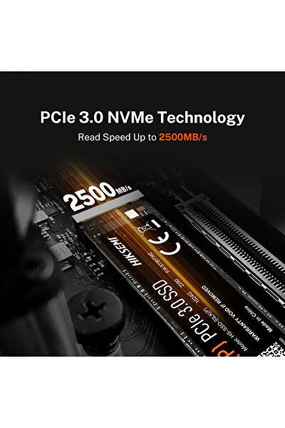 Hiksemi SILK(P) 1 TB M.2 2280 PCIe 3.0 NVMe 2450MB/s - 2450MB/s SSD